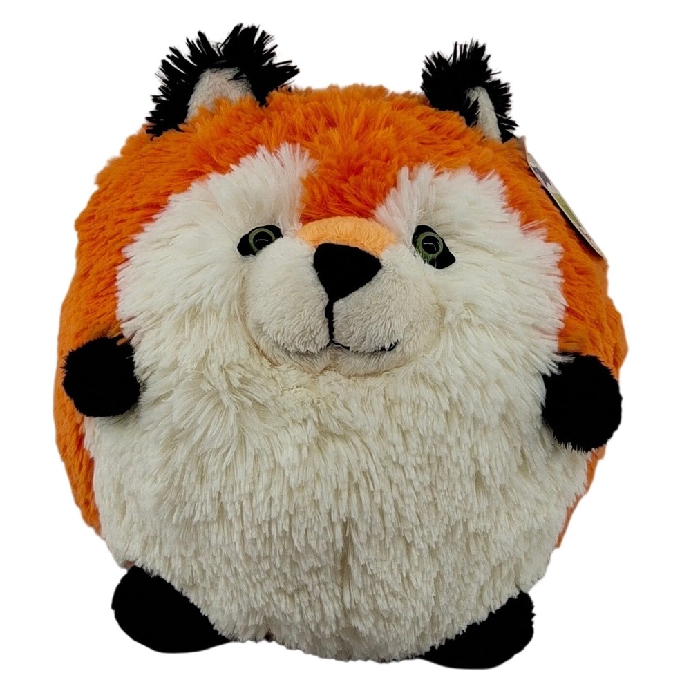 NWT Squishable Orange Fox with Green Eyes Plush 7" Soft Toy Kids /Child Gift